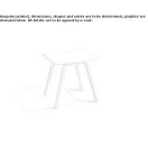 Square garden table Varsta