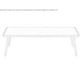 Wooden and ceramic garden table Wanakah