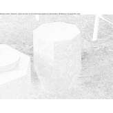 Tall cement side table Frosta