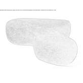 A low, oval, cement garden table Macklin