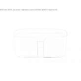 Square aluminum garden table Stoumont
