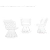 Aluminum garden chair with polypropylene straps Tacuba