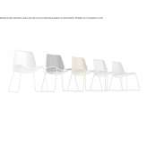 Garden chair made of steel on a sleigh base Mierlo