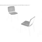 Stackable chair Klotten