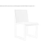 Aluminum chair based on a sled Ripon