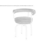 Swivel garden chair with armrests Reznos