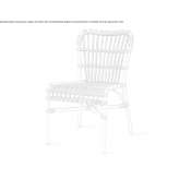 Wicker garden chair Marslet