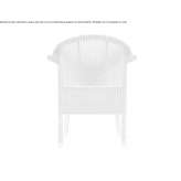 Lloyd Loom garden chair with armrests Stupino