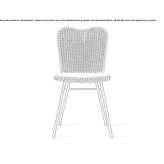 Wicker garden chair Soro