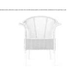 Lloyd Loom garden chair with armrests Santino