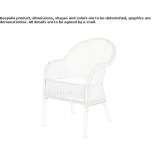 Lloyd Loom garden chair with armrests Persani