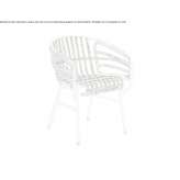 Rattan chair with armrests Meursac