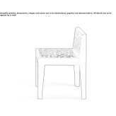 Corten™ garden chair Garnic