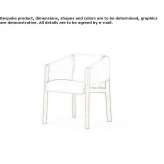 Chair upholstered with fabric Resetari