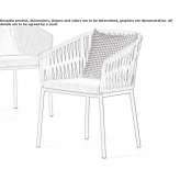 Fabric garden chair Okunevka