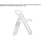 Folding chair made of polypropylene Leonidio