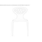 Stackable polypropylene chair Montesa