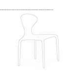 Stackable polypropylene chair Montesa