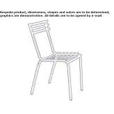 Stackable iron garden chair Kurepalu
