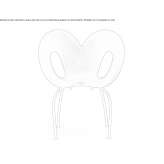 Stackable polypropylene chair Derry
