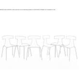 Garden chair made of polypropylene, stackable Domont