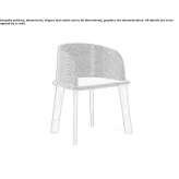 A chair upholstered with fabric in a modern style Kolding