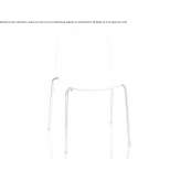 Stackable polycarbonate chair Nitro