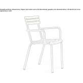 A stackable teak garden chair Modlnica