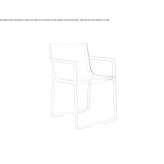 Krzesło ogrodowe Batyline® z podłokietnikami Haltinne