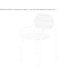 Wooden and metal garden chair Zeitlofs