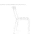 A stackable teak garden chair Modlnica