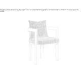 Aluminum garden chair, upholstered Callalli