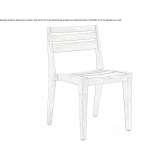 Teak garden chair Campo