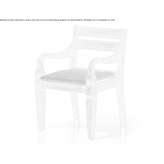 Teak garden chair with armrests Tocopero