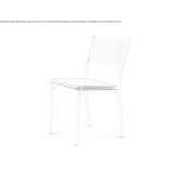 Stackable steel garden chair Ocelota