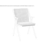 Garden chair with armrests Gabiano