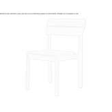 Teak garden chair Langweid