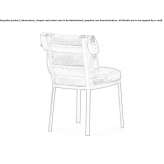 Fabric garden chair Mogeiro