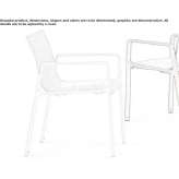 Stackable fabric garden chair Boticas