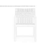 Teak garden chair with armrests Natters