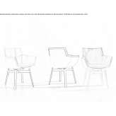 HiREK® garden chair with armrests Eschede