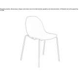 Garden chair in die-cast aluminum Abramut