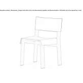 Aluminum chair Verviers