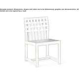 Teak garden chair Natters