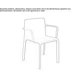 Garden chair with armrests Landshut