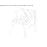 Aluminum garden chair Cleon
