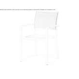 Batyline® chair with armrests Dziuche
