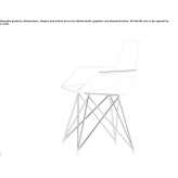 Polypropylene garden chair with armrests Duinzigt