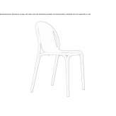 Stackable garden chair Bore