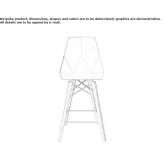 Polypropylene garden chair with footrest Fiesse